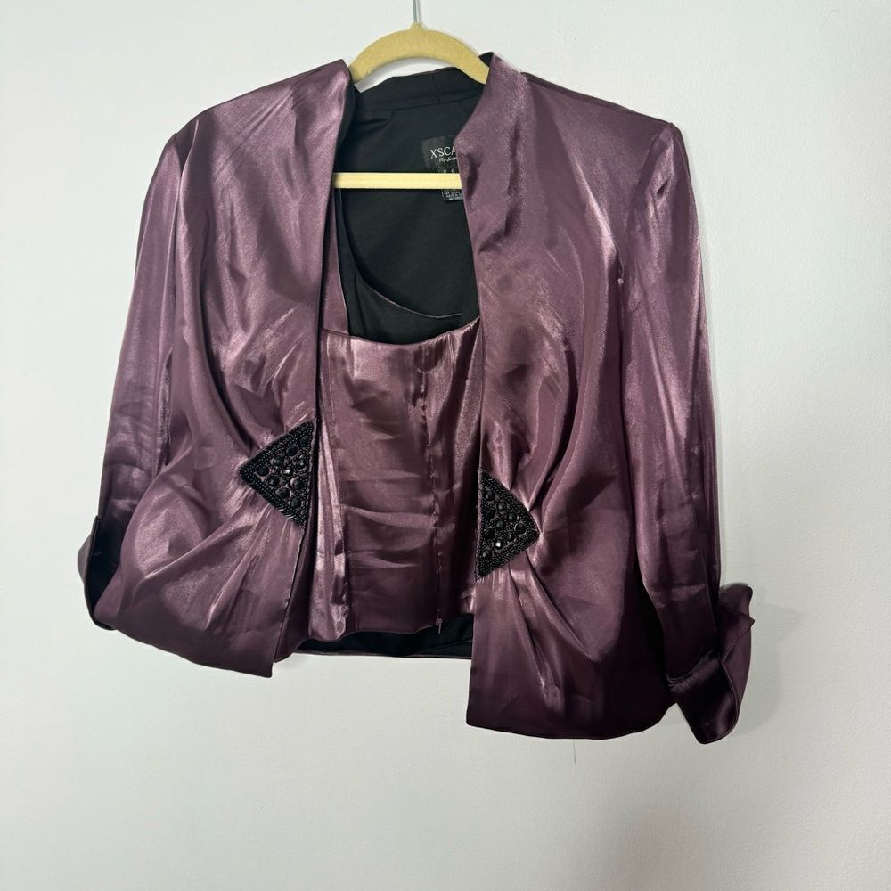 Xscape tank and blazer set size 8